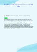 Marine Biology Exam &num;2 Review Questions and Answers &vert; Latest 2026&NewLine;Update