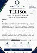 TLI4801 Assignment 2 &lpar;DETAILED ANSWERS&rpar; Semester 2 2026 - DISTINCTION GUARANTEED