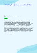 Marine Biology Exam Questions and Answers &vert; Latest 2026 Update
