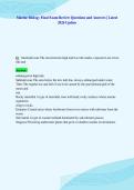 Marine Biology Final Exam Review Questions and Answers &vert; Latest&NewLine;2026 Update