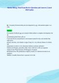 Marine Biology Final Exam Review Questions and Answers &vert; Latest&NewLine;2026 Update