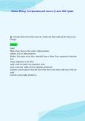 Marine Biology Test Questions and Answers &vert; Latest 2026 Update