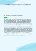 Marine biology test Questions and Answers &vert; Latest 2026 Update&NewLine;