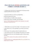 PNLE CHN EXAM &lpar;2025&sol;2026&rpar; QUESTIONS AND CORRECT ANSWERS GRADED A&plus;&NewLine;&NewLine;