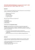 WGU D454 Adult Health III Objective Assessment &lpar;OA V1 and V2&rpar; &vert; Full Questions and Answers &vert; 2026&sol;27 Update &vert; 100&percnt; Correct&period;