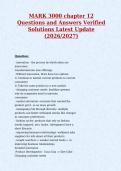 MARK 3000 chapter 12&NewLine;Questions and Answers Verified&NewLine;Solutions Latest Update&NewLine;&lpar;2026&sol;2027&rpar;