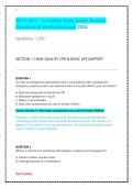 ACLS Provider Study Guide 2026 &vert; Complete Practice Questions & Verified Answers &lpar;AHA ECC Guidelines Compliant&rpar;