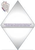 NURS 3632 Exam 2 Nursing Exam Questions and&NewLine;Answers With Rationale Latest update 2026