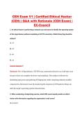 CEH Exam V1&ndash;V3 &vert; Certified Ethical Hacker &lpar;CEH&rpar; &vert; Q&A with Rationale &lpar;CEH Exam&rpar; &vert; EC-Council