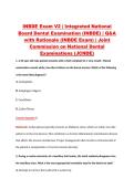 INBDE Exam V2 &vert; Integrated National &NewLine;Board Dental Examination &lpar;INBDE&rpar; &vert; Q&A &NewLine;with Rationale &lpar;INBDE Exam&rpar; &vert; Joint &NewLine;Commission on National Dental &NewLine;Examinations &lpar;JCNDE&rpar; 