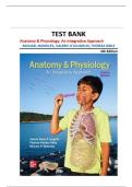 TEST BANK for Anatomy & Physiology&colon; An Integrative Approach&comma; 4th Edition by McKinley&comma; O'Loughlin&comma; and Bidle &vert;all chapters&vert;