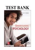 TEST BANK&NewLine;Understanding Psychology&comma; 15th Edition Feldman