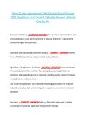 Nova Scotia Agricultural Pest Control Exam Newest &NewLine;2026 Questions and Correct Detailed Answers Already &NewLine;Graded A&plus; 