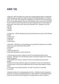 AINS 102 Latest &lpar;2026&sol;2027&rpar; Verified Answers by Experts&NewLine;