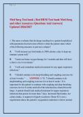 Med Surg Test bank &lpar; Red HESI Test bank Med-Surg &NewLine;and other resources&rpar; Questions And Answers&vert; &NewLine;Updated 2026&sol;2027