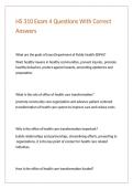HS 310 Exam 4 Questions With Correct Answers&period;