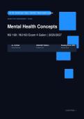 NU 160 Mental Health Concepts Exam 4 Actual 2026&sol;2027 &ndash; 100&percnt; Verified &vert; Detailed Rationales &ndash; Pass Guaranteed &ndash; A&plus; Graded