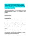 AIC 301 - final exam prep questions 2025 UPDATE COMPLETE EXAM TEST AND VERIFIED ANSWERS MULTIPLE CHOICES WITH RATIONALES ACCURATE ANSWERS100&percnt; SOLVED&excl;&excl;