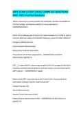 ARFF Exam 2025 &ndash; Latest Complete Practice Questions & Verified Solutions &vert; Comprehensive ARFF Test Prep