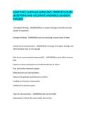 ASAP PACE Certificate Exam 2025 &ndash; Complete Practice Questions & Accurate Answers &vert; Comprehensive Exam Prep