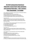 ATI PN Fundamentals Real Exam 2026&sol;2027 Actual Exam-Style Questions with Detailed Rationales &vert; 100&percnt; Verified &vert; Pass Guaranteed &ndash; A&plus; Graded