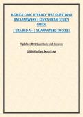 FLORIDA CIVIC LITERACY TEST QUESTIONS AND ANSWERS &vert; CIVICS EXAM STUDY GUIDE