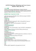 AGPCNP I Final Exam&ndash; 100 Questions And Correct Answers &NewLine;2026&sol;2027 -Edition 100&percnt; Pass 