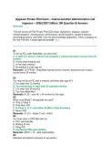 Jeppesen Private Pilot Exam &ndash; Federal Aviation Administration and &NewLine;Jeppesen &ndash; 2026&sol;2027 Edition 100 Question & Answers 