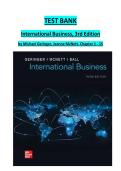 Test Bank for International Business&comma; 3rd Edition &ndash; Geringer & McNett &lpar;Chapters 1&ndash;7&rpar;
