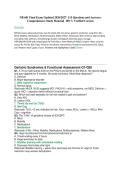 NR 601 Final Exam Updated 2026&sol;2027- 115 Questions and Answers&colon; &NewLine;Comprehensive Study Material  100 &percnt; Verified Correct&period; 