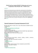 NR 601 Final Exam Updated 2026&sol;2027- 100 Questions and Answers&colon; &NewLine;Comprehensive Study Material  100 &percnt; Verified Correct&period;