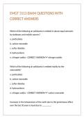 EMGT 3113 EXAM QUESTIONS WITH CORRECT ANSWERS