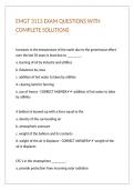 EMGT 3113 EXAM QUESTIONS WITH COMPLETE SOLUTIONS