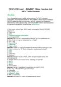 NRNP 6552 Exam 1 &ndash; 2026&sol;2027- Edition Questions And &NewLine;100&percnt; Verified Answers
