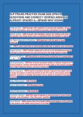SLP PRAXIS PRACTICE EXAM 2026 UPDATE&NewLine;QUESTIONS AND CORRECT VERIFIED ANSWERS&NewLine;ALREADY GRADED A&plus; &lpar;BRAND NEW VISION&rpar;