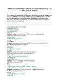 NRNP 6552 Final Exam &ndash; 2026&sol;2027- Edition 100 Questions And &NewLine;100&percnt; Verified Answers 