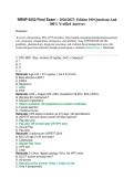 NRNP 6552 Final Exam &ndash; 2026&sol;2027- Edition 100 Questions And &NewLine;100&percnt; Verified Answers