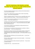 AMA PCM Advertising&comma; Public Relations and Sales Promotion Test with all Correct & 100&percnt; Verified Answers &vert;Already Graded A&plus;