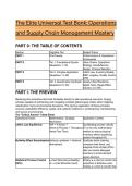 2026&sol;2027 Elite Universal Test Bank&colon; Operations & Supply Chain Management Mastery &lpar;Q&A &plus; Rationales&rpar;