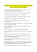 APA&sol;AMA Exam with all Correct & 100&percnt; Verified Answers &vert;Latest Version &vert;Already Graded A&plus;