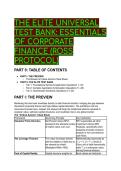 2026&sol;2027 S-TIER CORPORATE FINANCE TEST BANK&colon; The Elite Ross Protocol Study Guide &lpar;22&plus; Advanced Q&A &plus; Mentor Analysis&rpar;