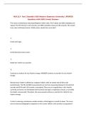 NUR&period;213 - Test 2 Saunder's EKG Western Governors University&vert; UPDATED&NewLine;Questions with 100&percnt; Correct Answers