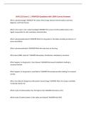 BUNDLE FOR NUR 213 EXAMS with  UPDATED Questions and 100&percnt; Correct Answers