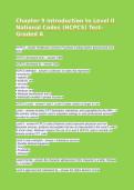 Testbank&colon; Master HCPCS Level II National Codes&excl; Chapter 9 Practice Test with Verified Answers&comma; Rationales & Instant PDF Download&NewLine;&NewLine;