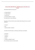 NUR-213 FiNAL EXAM PRACTICE &vert; UPDATED Questions with 100&percnt; Correct&NewLine;Answers