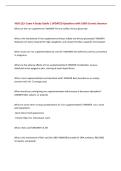 NUR 213- Exam 4 Study Guide &vert; UPDATED Questions with 100&percnt; Correct Answers&NewLine;