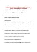 NUR 213 ARDS&comma; RESP FAILURE&comma; RESP EMERGENCIES&comma; VENTILATION UNIT 3 &vert; UPDATED Questions with 100&percnt; Correct Answers&NewLine;