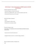 NUR 213 Exam 5 - Violence &lpar;23 Questions&rpar; &vert; UPDATED Questions with 100&percnt; Correct Answers