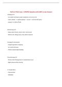 NUR 213 FINAL Exam &vert; UPDATED Questions with 100&percnt; Correct Answers&NewLine;
