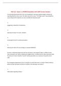 NUR 213 - Exam 3 &vert; UPDATED Questions with 100&percnt; Correct Answers&NewLine;